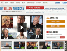 Tablet Screenshot of myfellowamerican.us